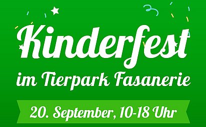 Kinderfest im Tierpark Fasanerie